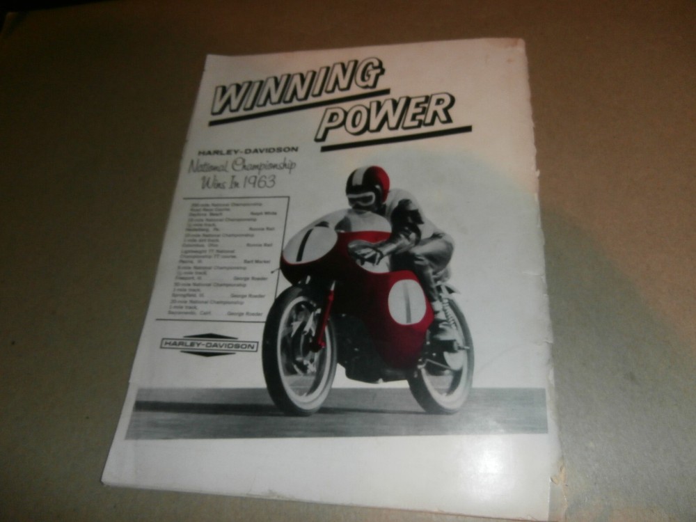 1964 Daytona Motorcycle Classics Races Program