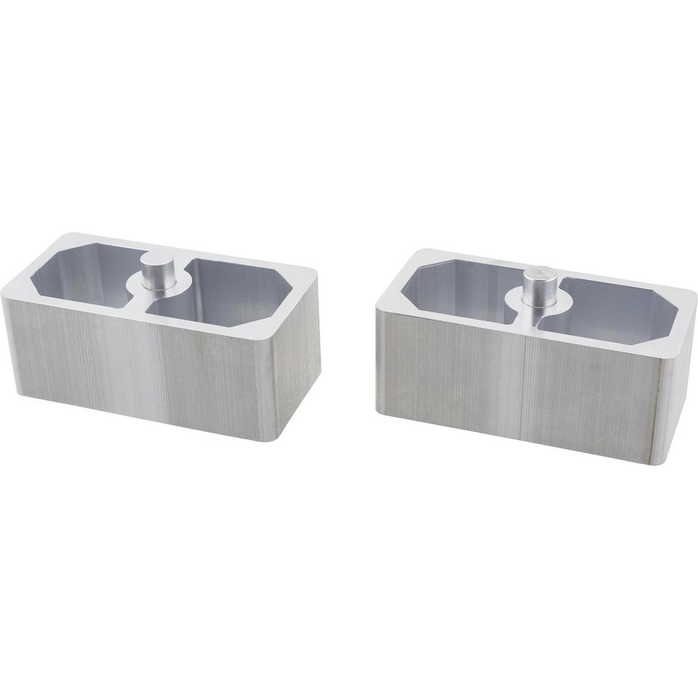 Universal Leaf Spring Lowering Block Kit 2" Drop with U-Bolts & Hardware