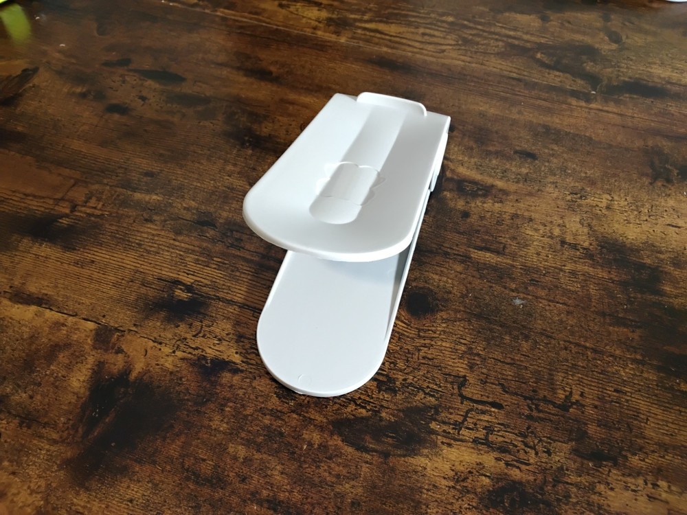 20 Pack Adjustable Shoe Stackers Organizers Space Saving White Organomics