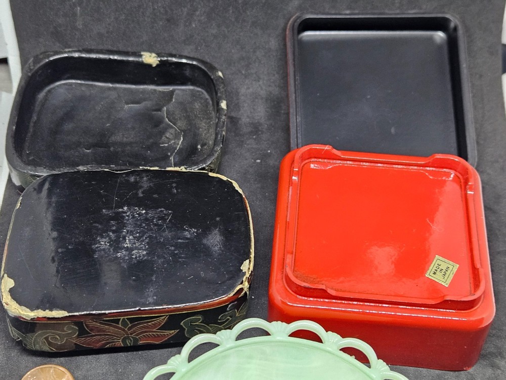 3 Aisian Trinket Boxes