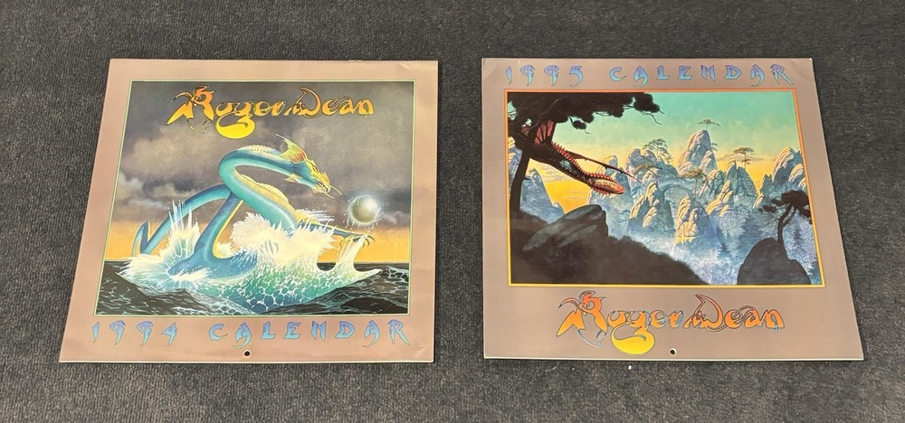 Vintage Roger Dean-1994-95 Calendar Lot