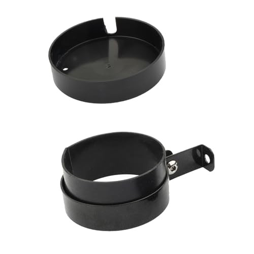 Speedometer Side Mount Relocation Bracket Kit, 2pcs Black Metal Bracket + CNC