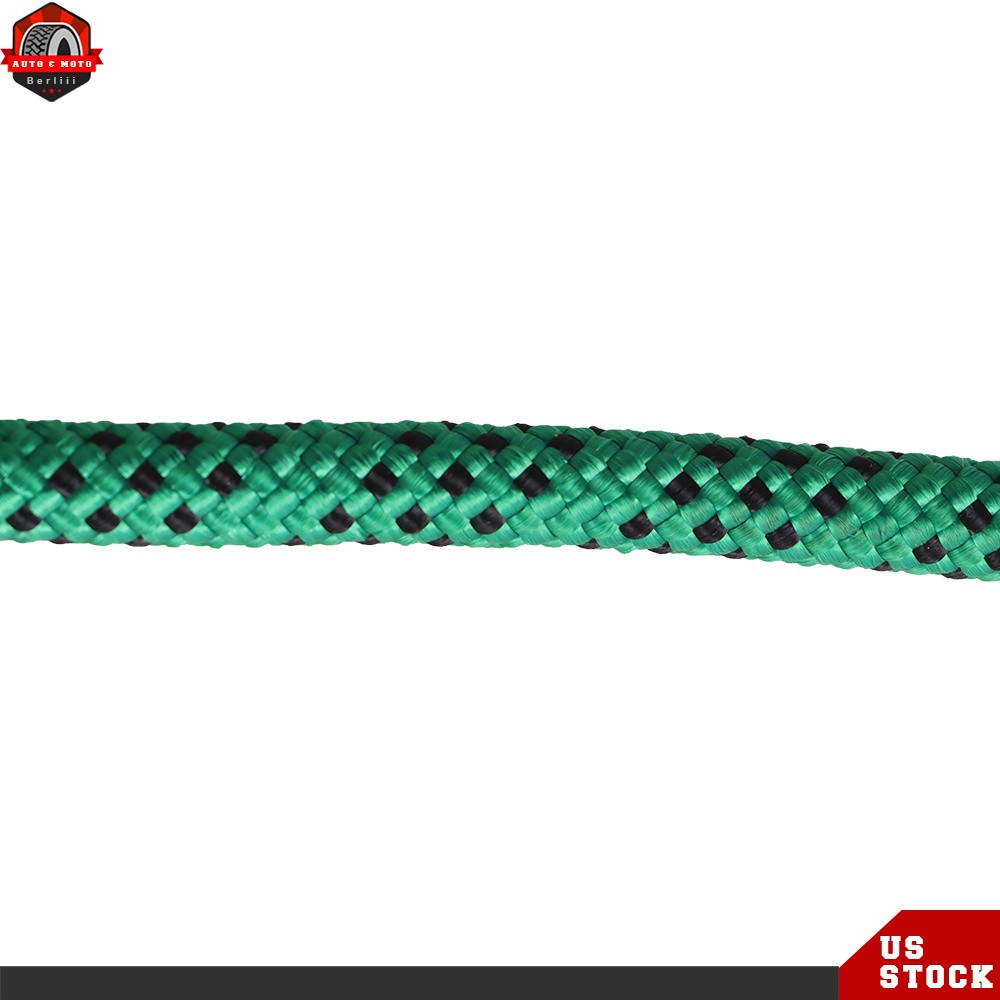 3/8" × 100' Rope Braided Polyest Rope High Strong Pulling 3520Lbs