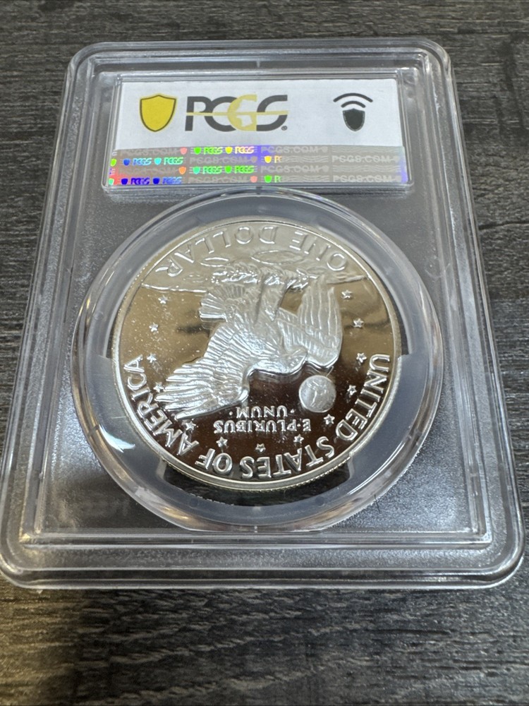 1972-S Eisenhower Dollar, $1, Silver - Graded PCGS PR69DCAM