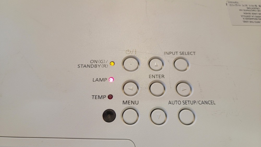 Panasonic PT-VZ575N WUXGA LCD Projector NO BULB