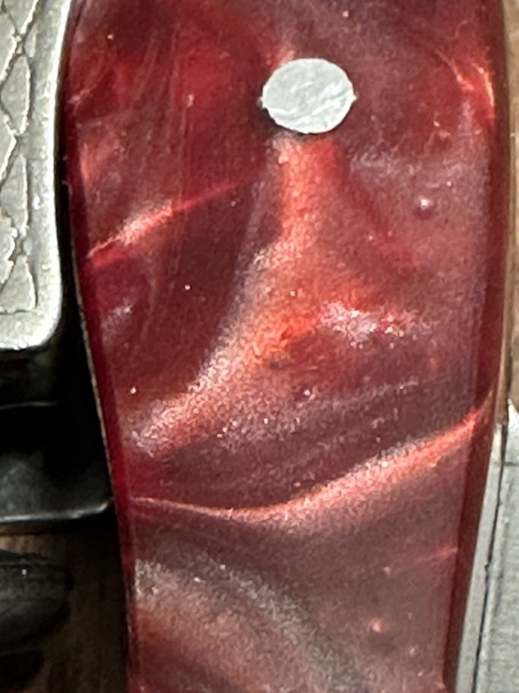 Wine Bottle Opener, Professional Double Hinge Corkscrew Key, Flame Resin Handle