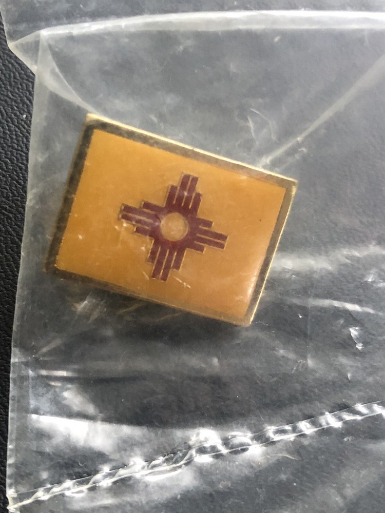 New Mexico Flag Lapel Hat Pin