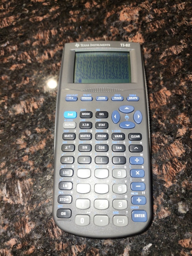 Texas Instruments TI-82 Graphing Calculator With Cover