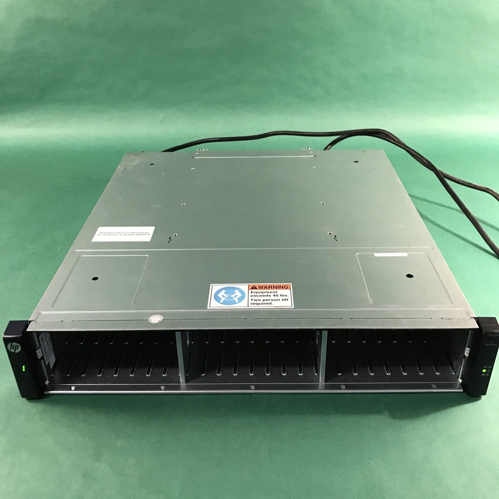 HP C8S55A MSA 2040 SAS DC SFF STORAGE ARRAY w/ 2 C8S53A Controllers