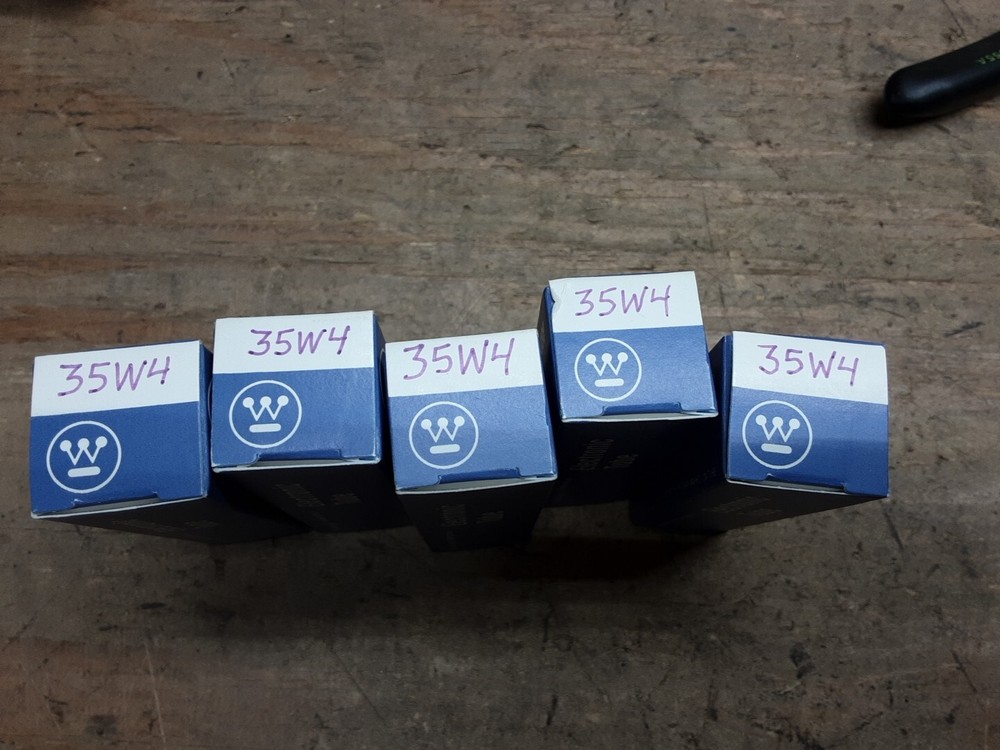 AA5 Radio Tubes - 35W4 tested