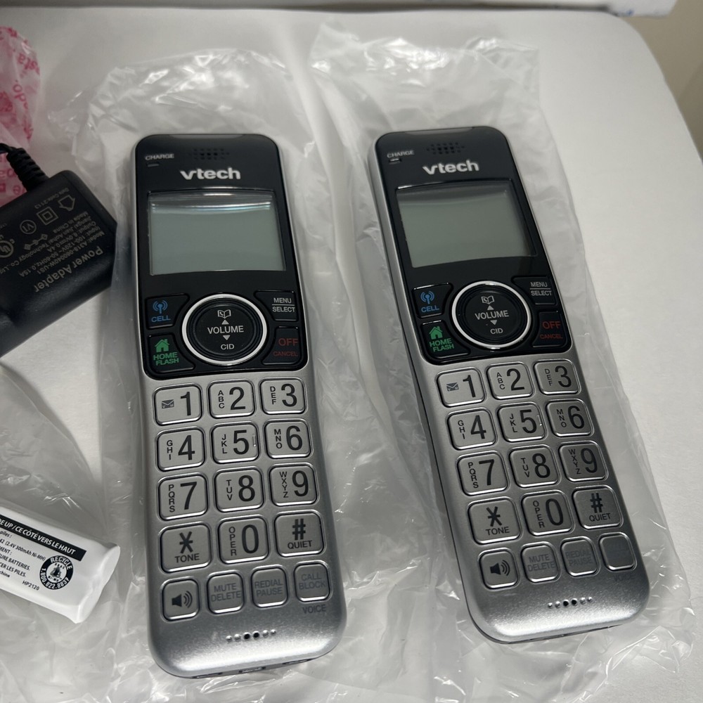 VTech VS112-2 Silver DECT 6.0 Bluetooth 2 Handset Cordless Answering System