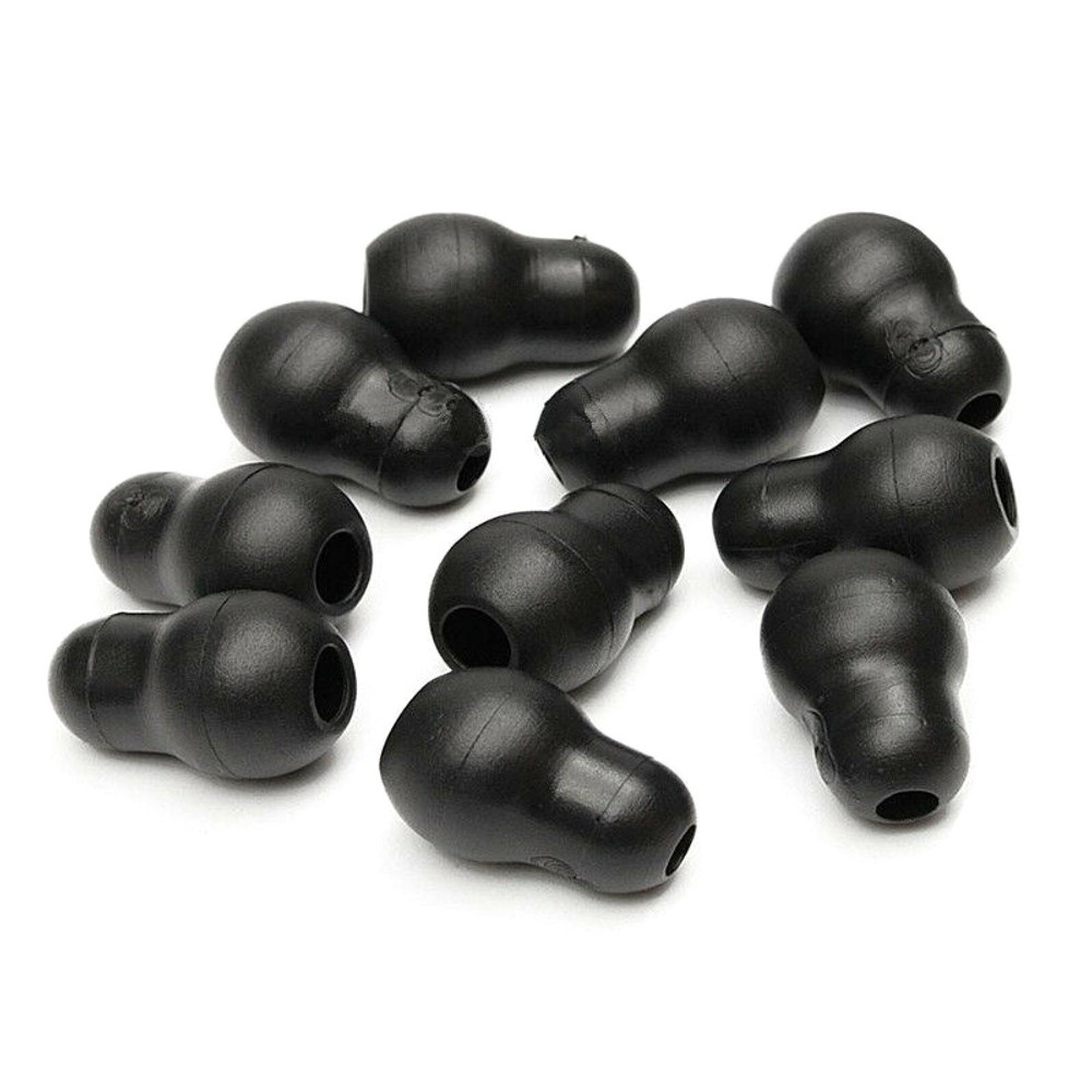 10Pcs Silicone Black Soft Eartips Earplug Earpieces For Littmann Stethoscope A