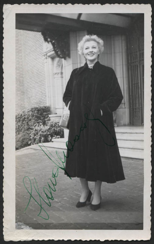 IIONA MASSEY - PHOTOGRAPH SIGNED