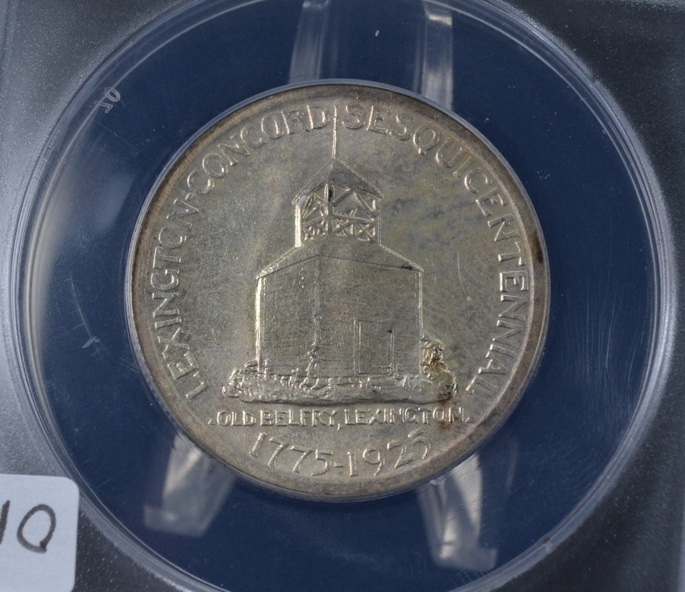 1925 Lexington Commemorative Half Dollar 50c- ANACS MS 65