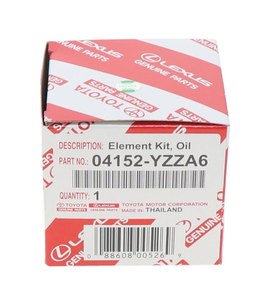 Genuine Toyota 04152-YZZA6 Replaceable Oil Filter Element Multi