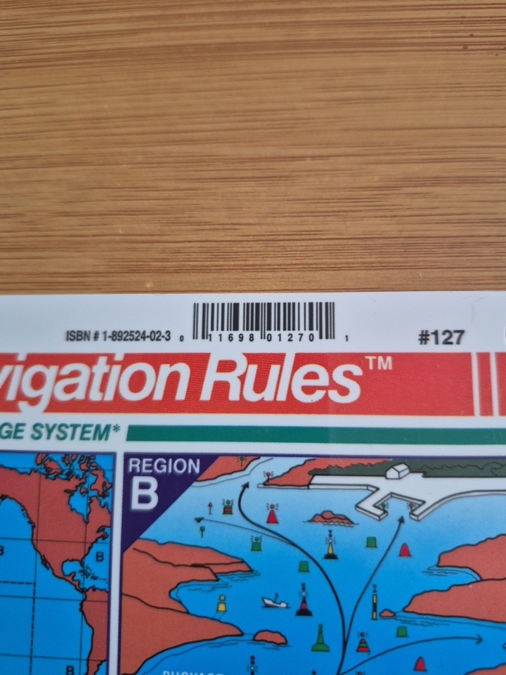 Davis International Navigation Rules Quick Reference Card 2007