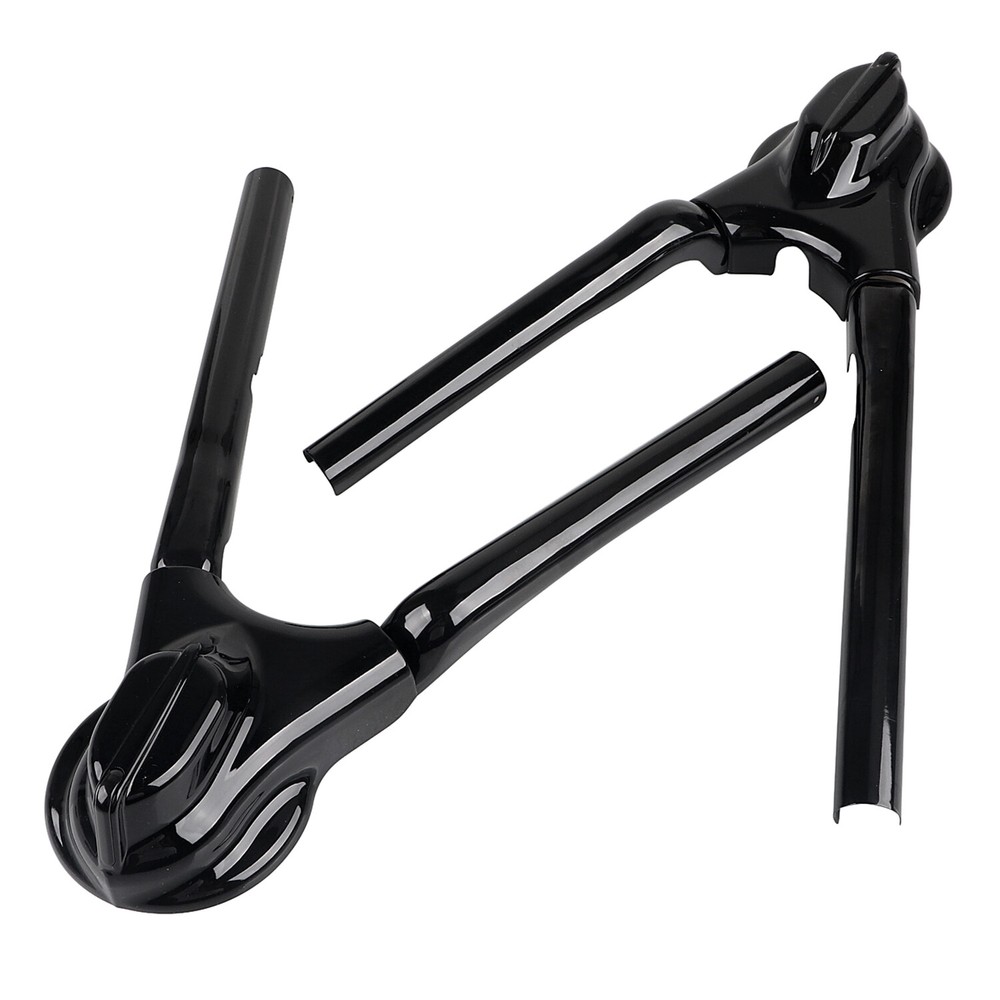 Gloss Black ABS Rear Phantom Swingarm Axle Covers For Harley Night Train Fat Boy