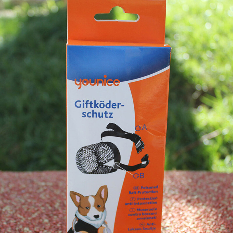 Dog Muzzle Anti Stop Bite Barking Chewing Mesh Mask Training Pet Small Large US