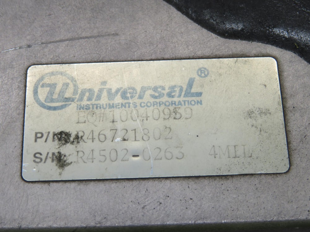 UNIVERSAL R46721802 4 MIL UL CAMERA T217056