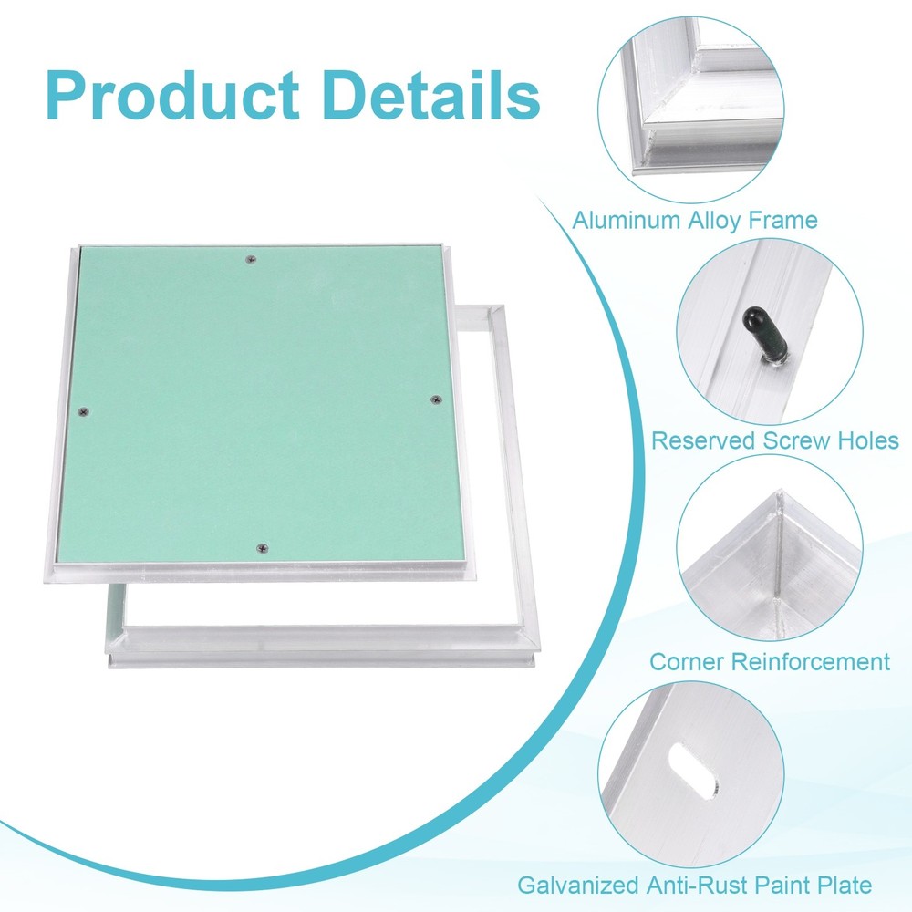 12"x12" Drywall Access Panel Wall Hole Cover Plumbing Access Doors, Green