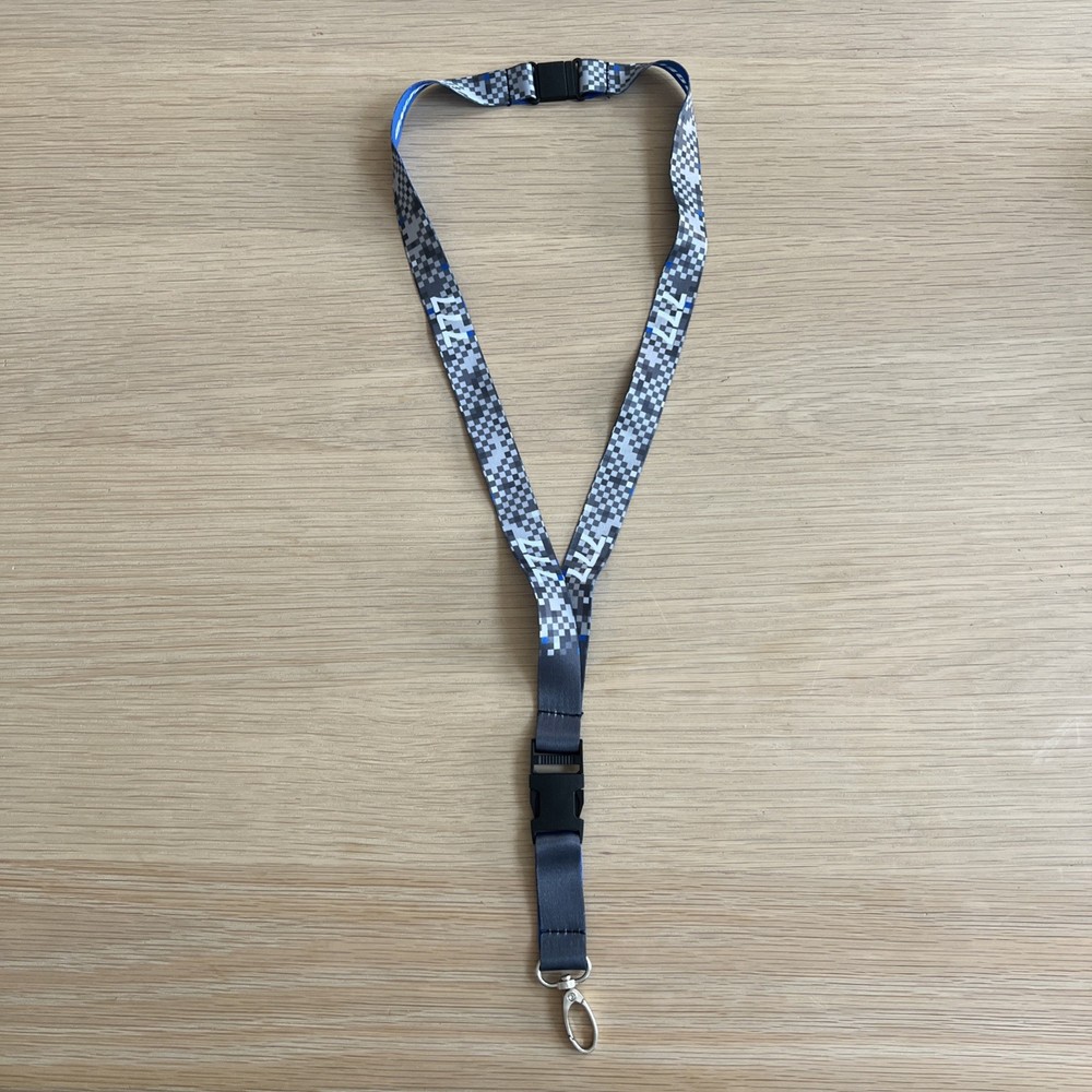 Boeing 777 Reversible Lanyard - Grey / Blue
