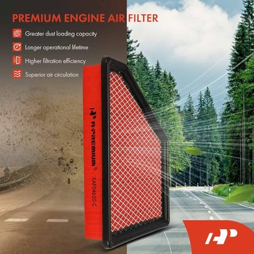 Pre-oiled Engine Air Filter Compatible with 2010-2017 Advanced Air Filter