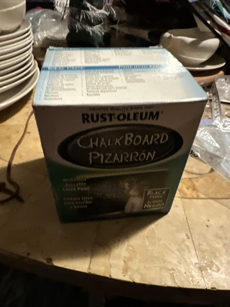Rustoleum 206540 1 Quart Black Chalk Board Paint