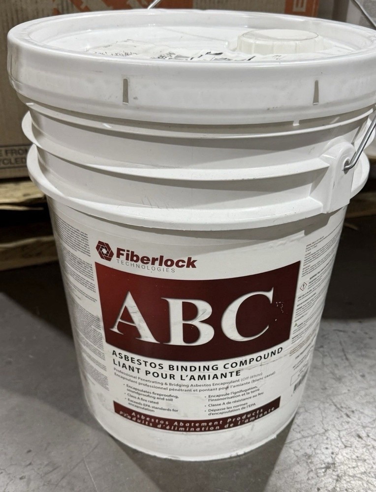 Fiberlock ABC Asbestos Binding Compound, Off White, 5 Gallon