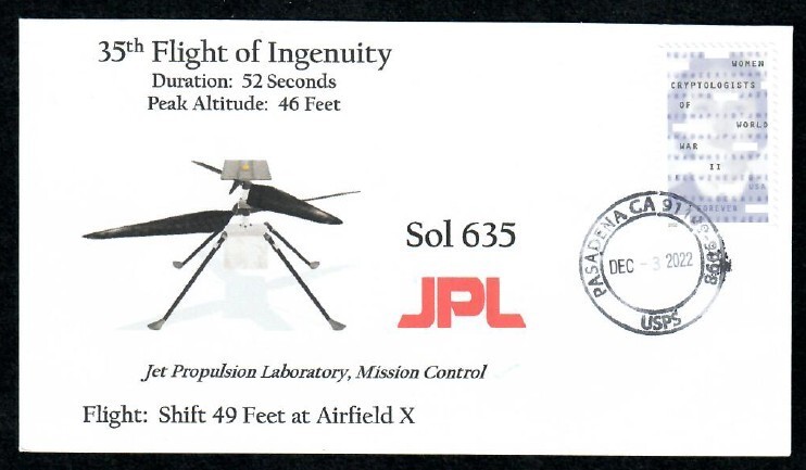 35th Flight of Ingenuity Cover