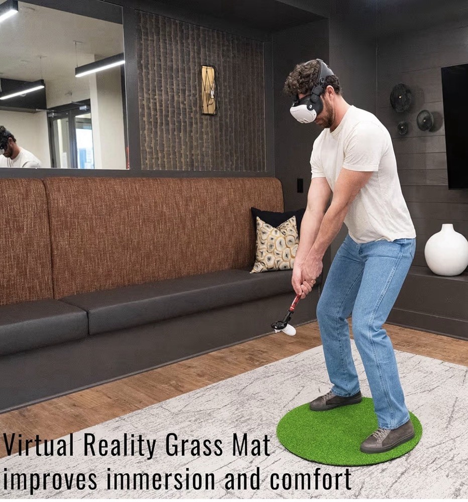 Golf Mat - Hitting and Putting Grass Mat