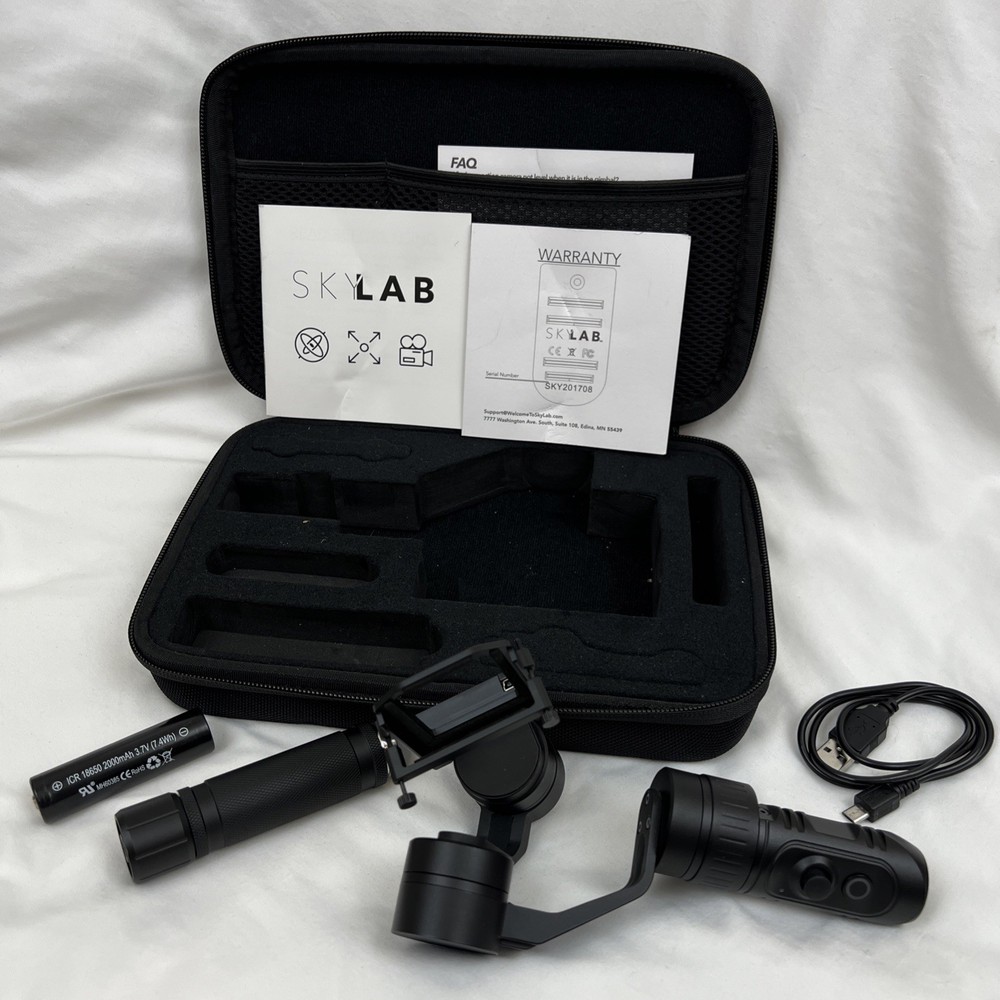 SkyLab - 3-Axis Gimbal Stabilizer - compatible with iPhone and Android phones