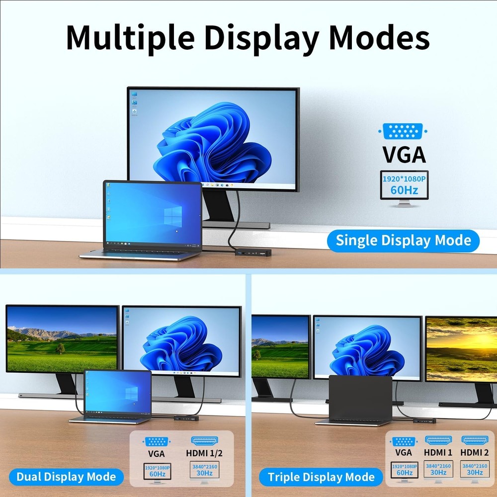 Surface Docking Stations - 2025 Surface Dock for Surface Pro 11/10/... Fast Ship