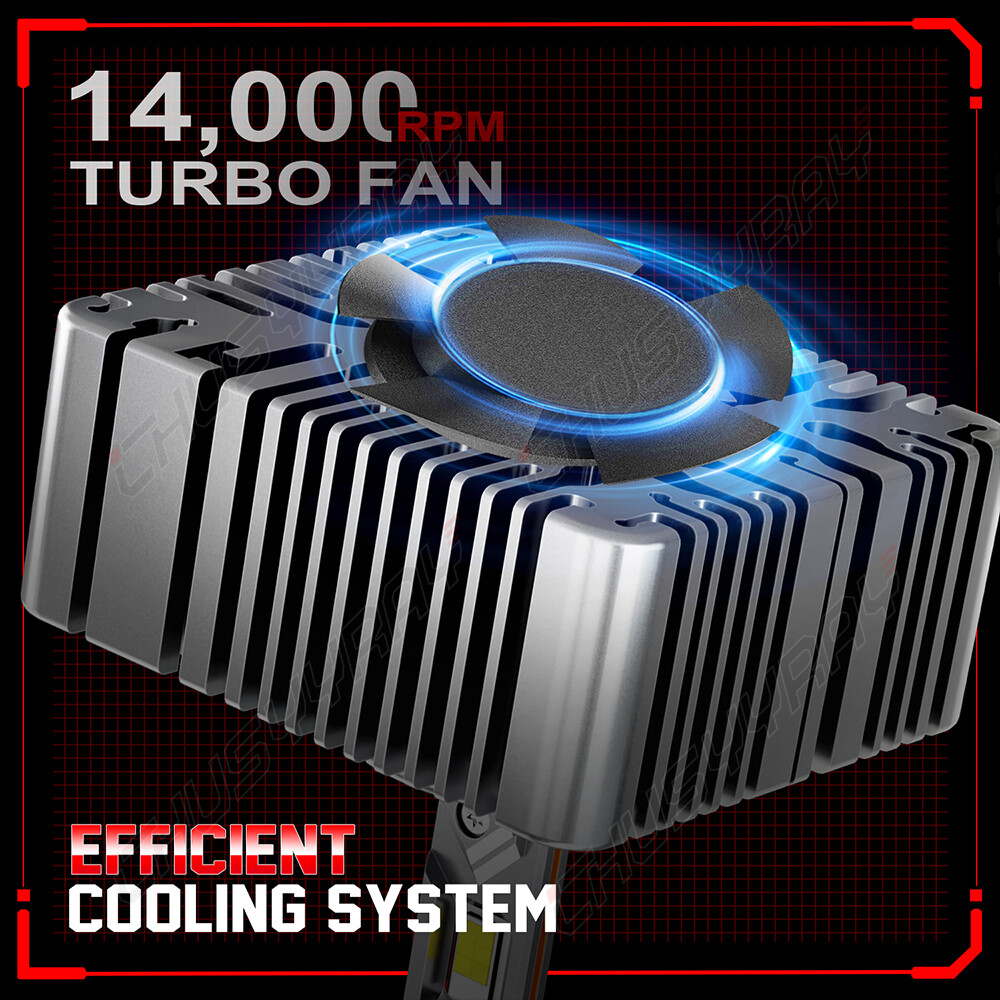 LED Headlight Bulb for Chevy Silverado 1500 2016 2017 2018 High Low Beam 38000LM