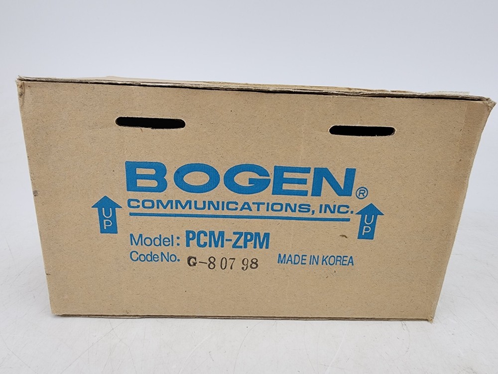 Bogen PCM-2000 Zone Paging System Modules ZPM CPU Box AS IS