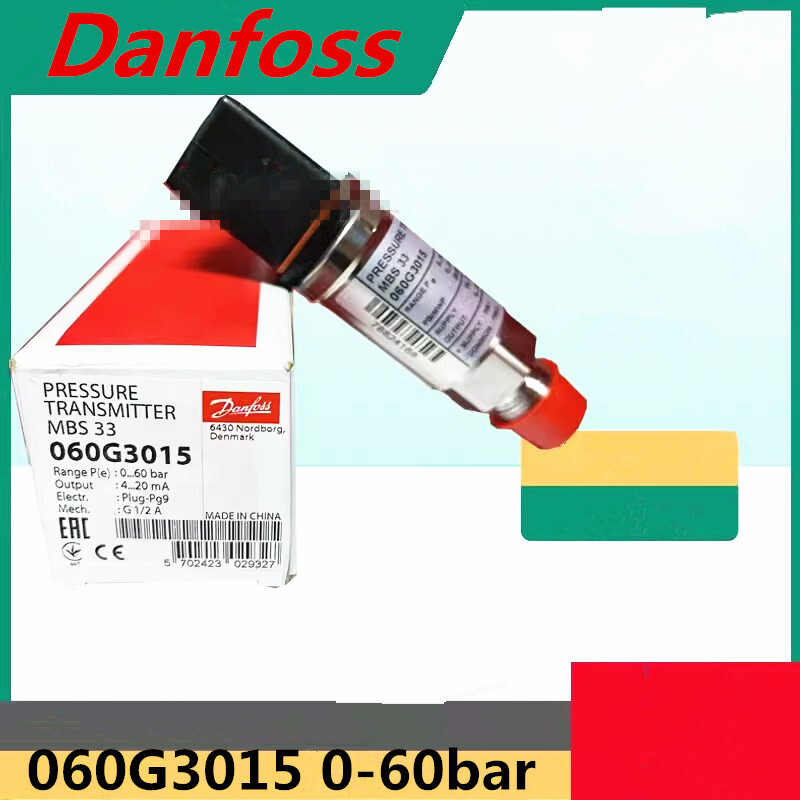 1pcs Danfoss Pressure Transmitter Sensor MBS33 060G3015 0-60bar