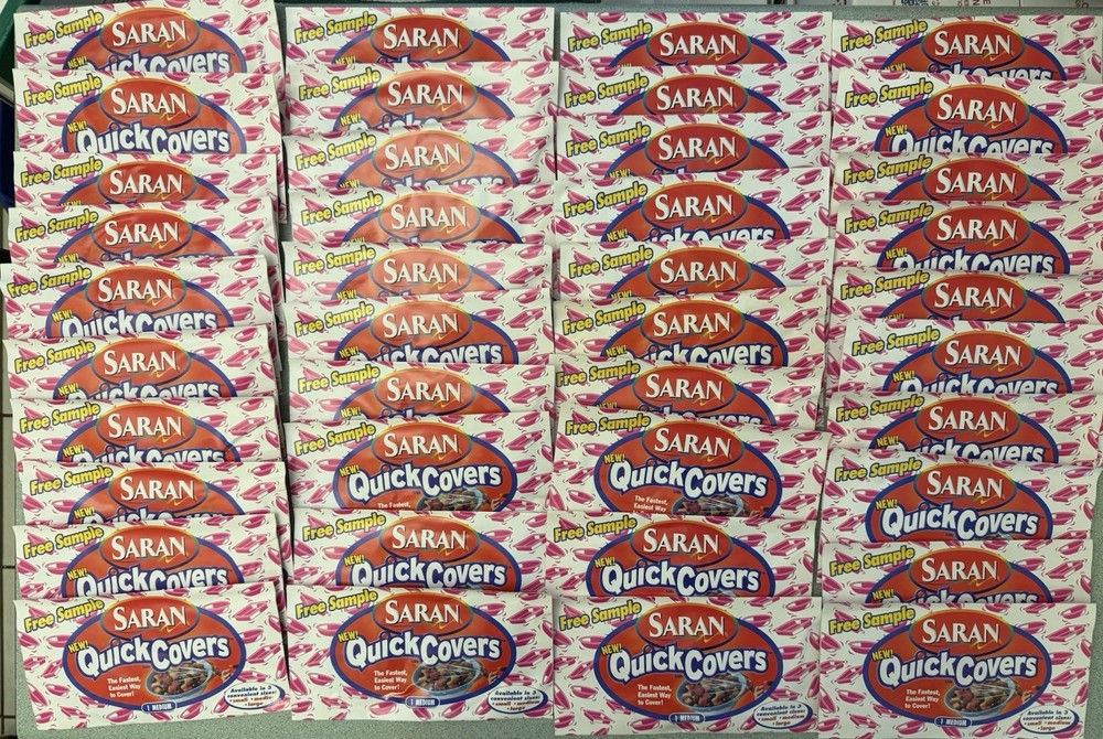 40 Saran Wrap “Quick Cover” Single Packs - Size Medium