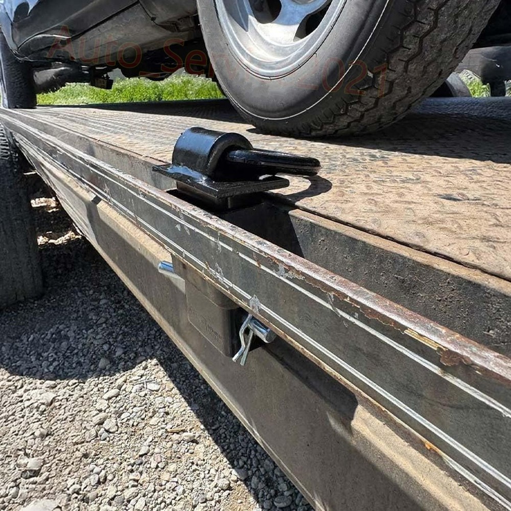 Stake Pocket D-Ring Tie Downs Utility for Flatbed Trucks and Trailer – 6 Pack