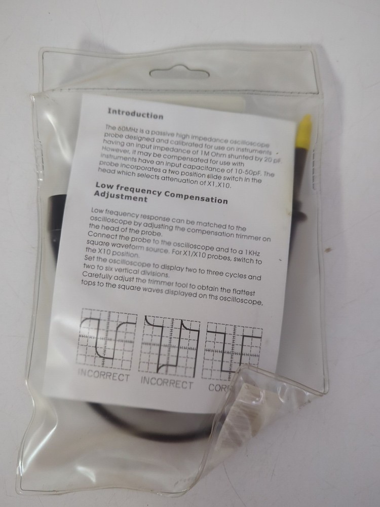 VELLEMAN PROBE60S 60MHz OSCILLOSCOPE PROBE