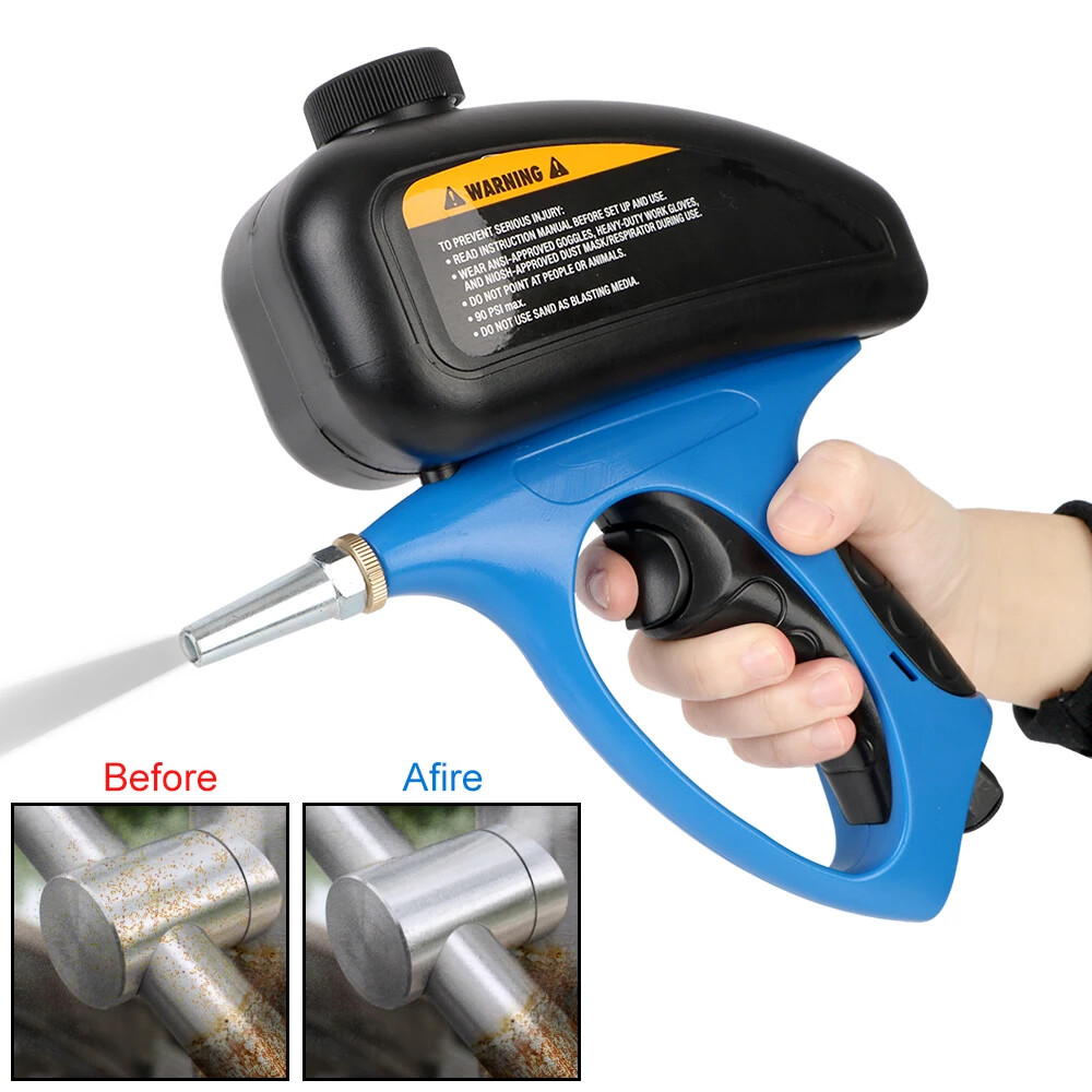 Pneumatic Tools Glass Sandblasting Gun Small Handheld Sandblaster Portable