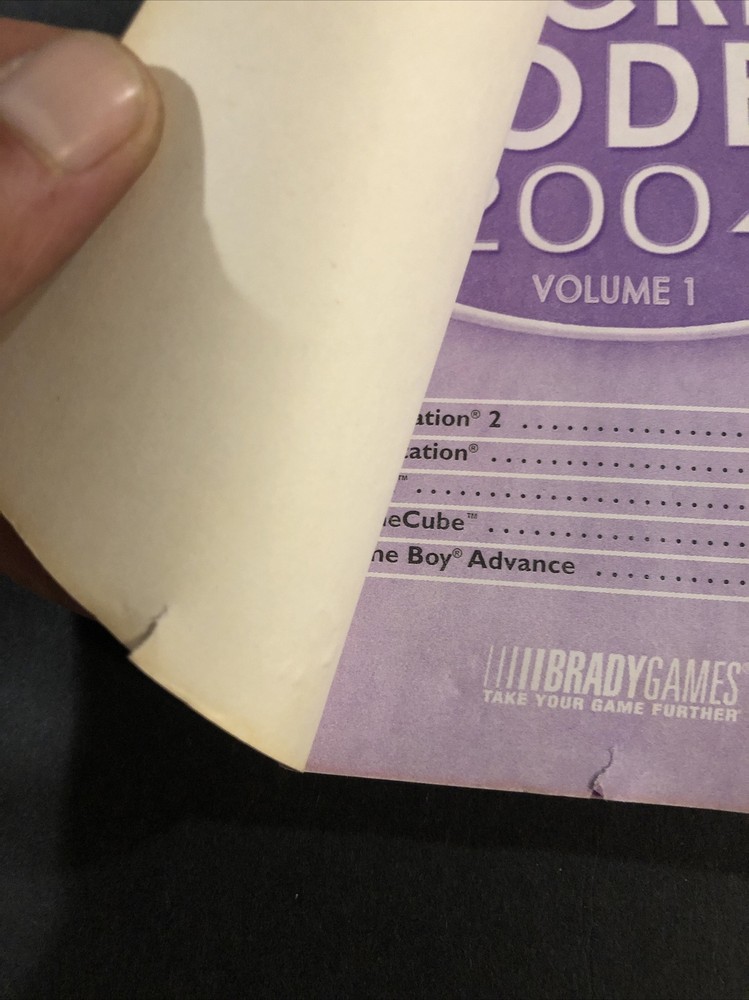 secret codes 2004 Nintendo PlayStation gamecube volume 1 book