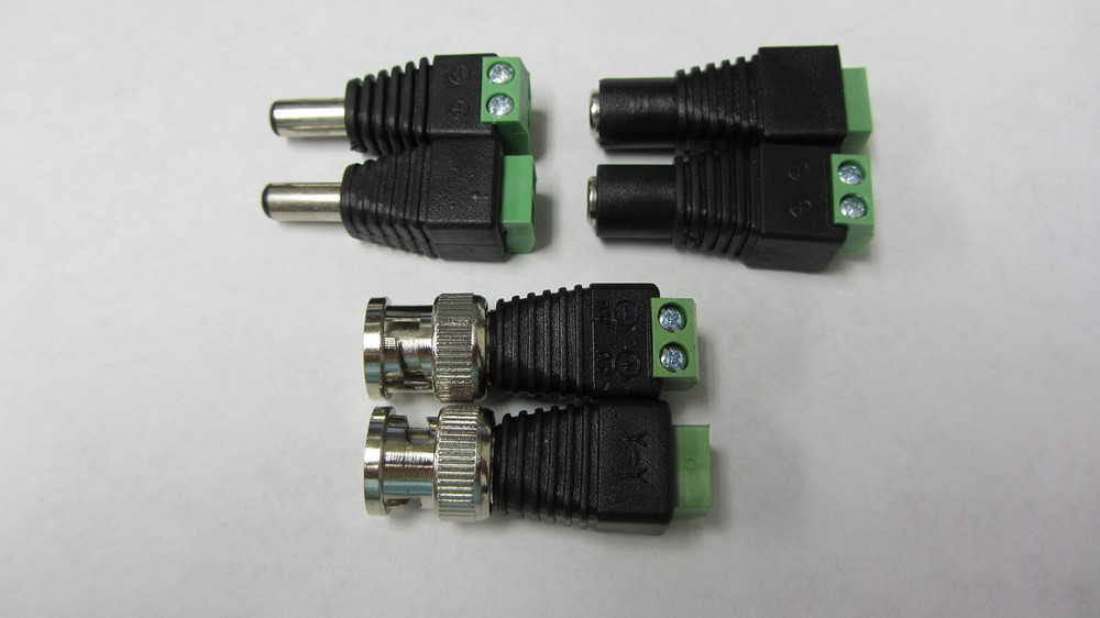 10 sets CCTV BNC connectors kit