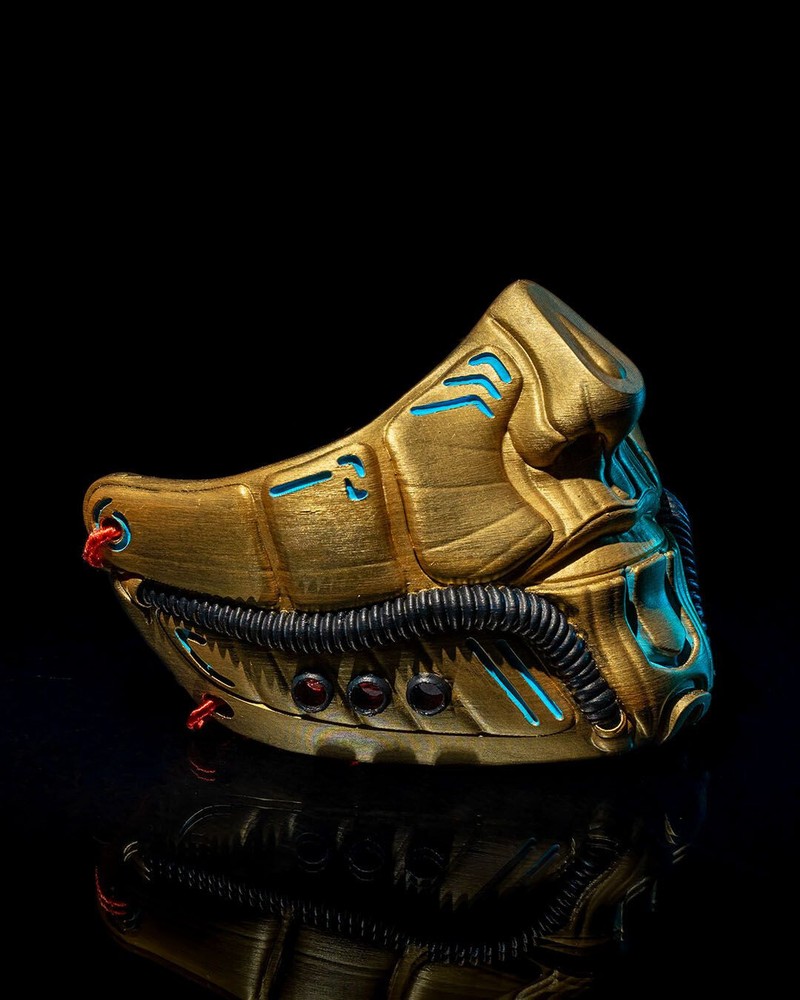 Metropolis Mask | Raw DIY Kit | Wearable Accessory