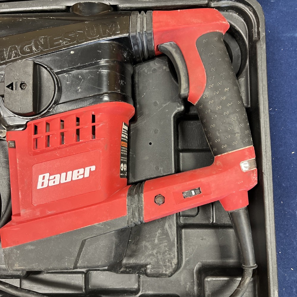 Bauer Tools 1643E-B Corded Electric Variable Speed Rotary Hammer Drill SDS Max