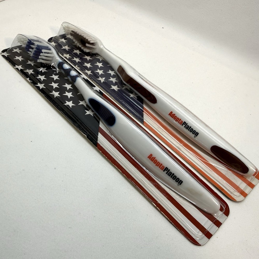 Adopt A Platoon Toothbrush Military Support Program Care Package USA Troops- NOS