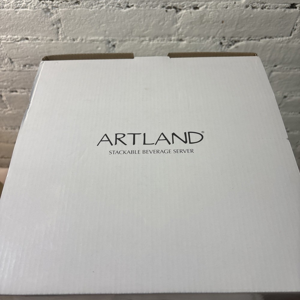 Artland Stackable Beverage Servers Brand New In Box Two Boxes Very Versatile