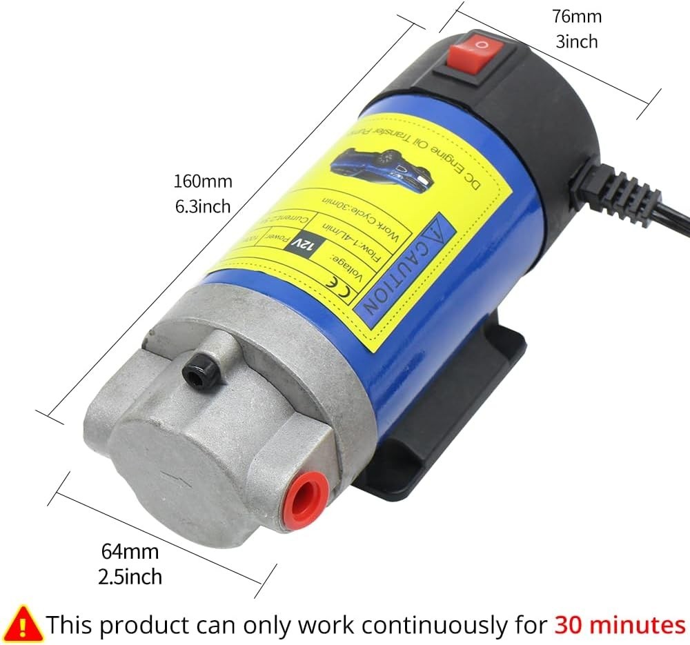 User-Friendly Oil Extraction Pump with Complete Accessories - Portable Design