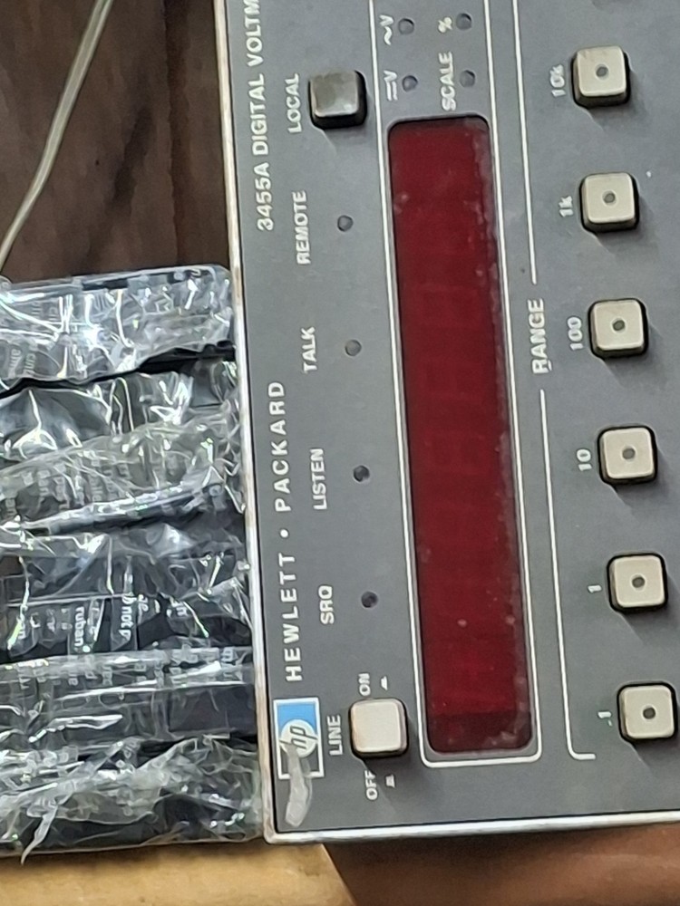 HP 3455 DIGITAL VOLTMETER 2 Wire 4 Wire Ohm