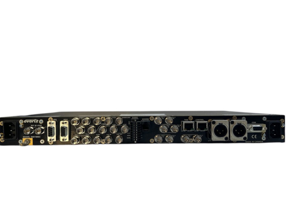 Evertz 5601MSC Master SPG/Master Clock System