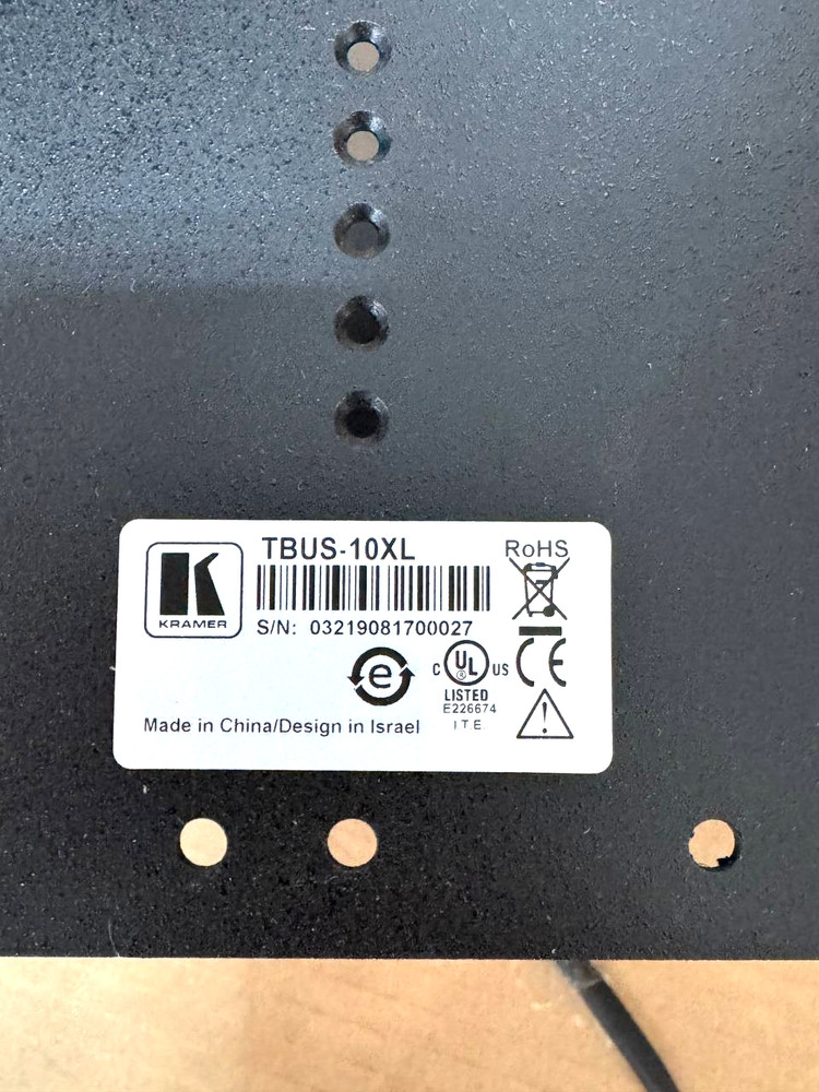 KRAMER TBUS-10XL Modular Mount Table Connection Bus
