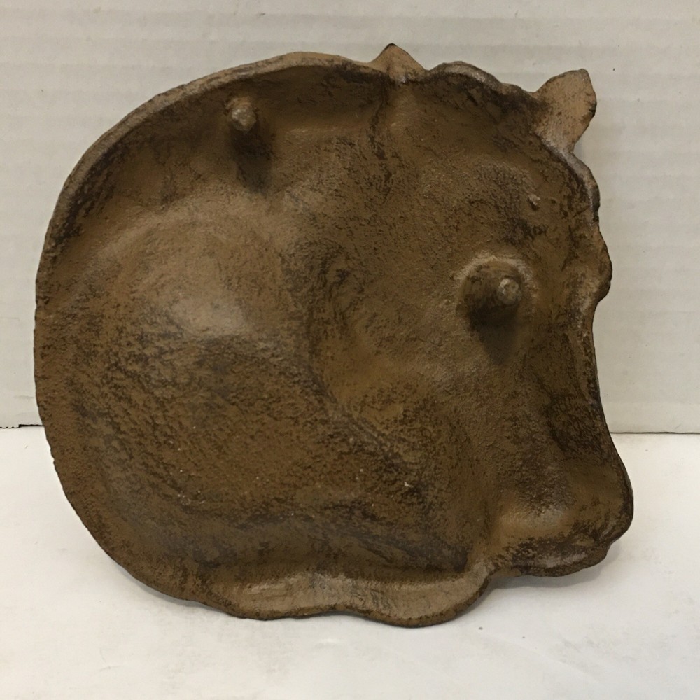 Pre-Owned/Used*Cast Iron Horse Head Trinket Tray